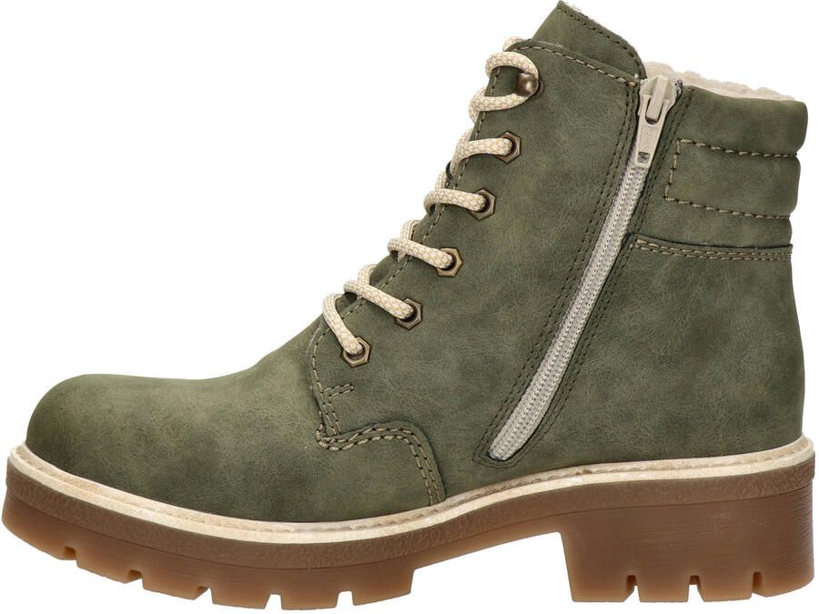 Rieker gevoerde veterboots groen - Foto 2