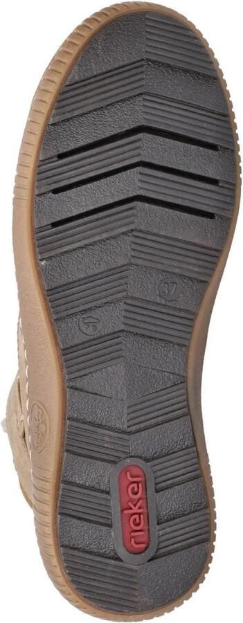 Rieker gevoerde veterboots taupe - Foto 3