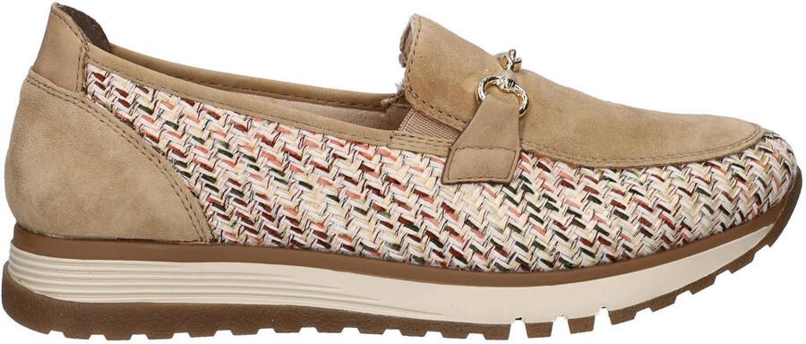 Rieker instappers beige multi