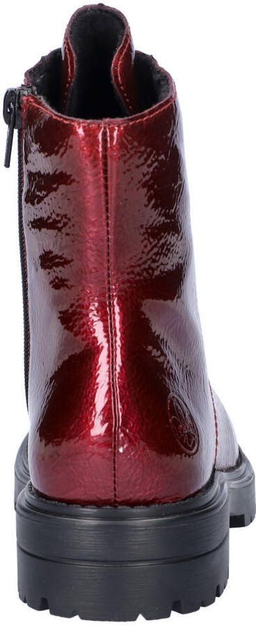 Rieker lak veterboots rood - Foto 2