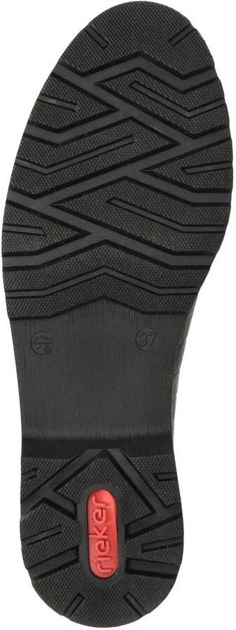 Rieker lakleren loafers met profielzool en dierenprint zwart - Foto 2