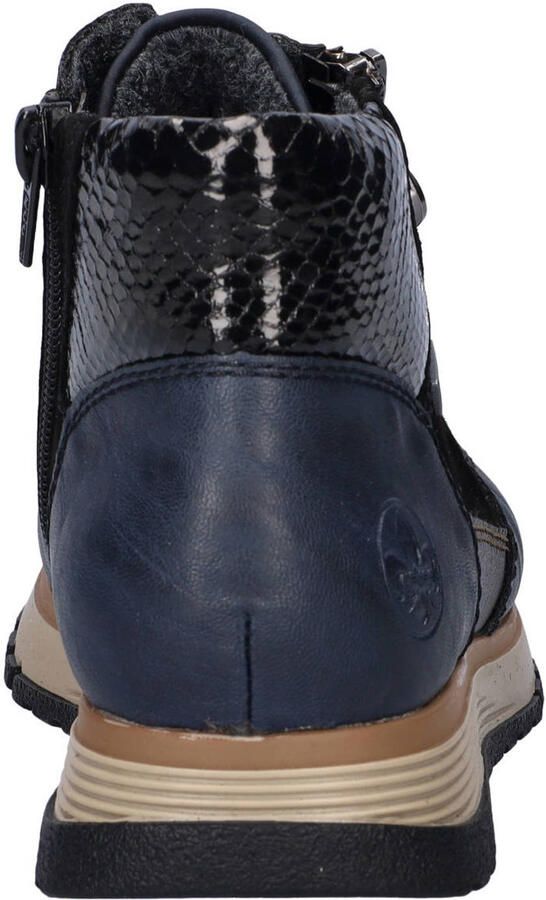Rieker leren sneakers blauw multi - Foto 2