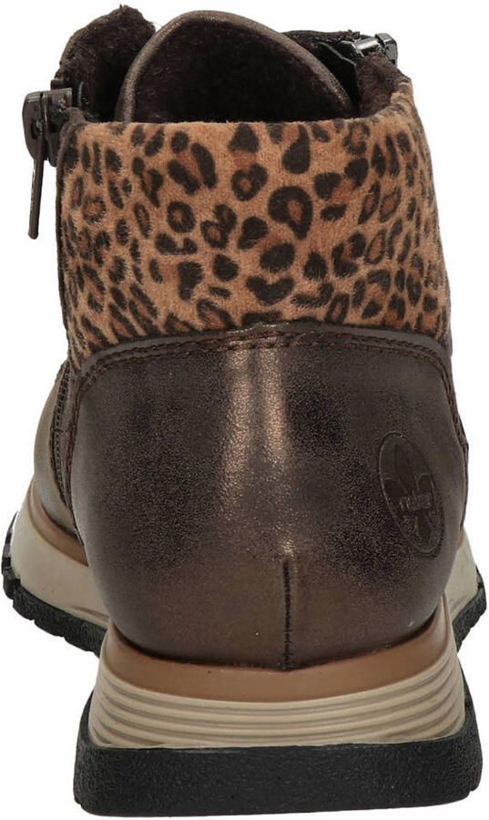 Rieker leren sneakers bruin multi - Foto 3