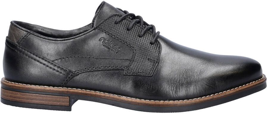 Rieker leren veterschoenen zwart