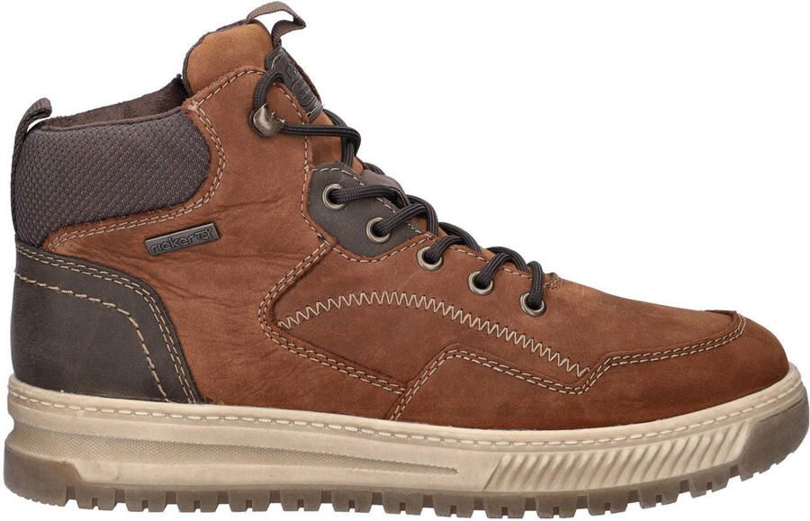 Rieker nubuck sneakers cognac