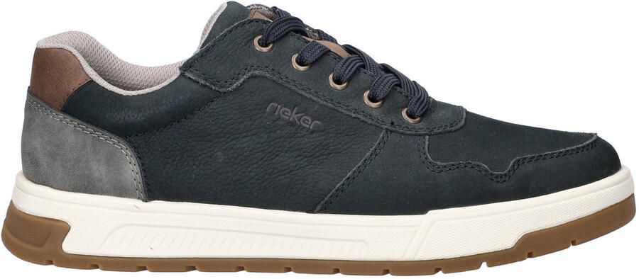 Rieker nubuck sneakers donkerblauw
