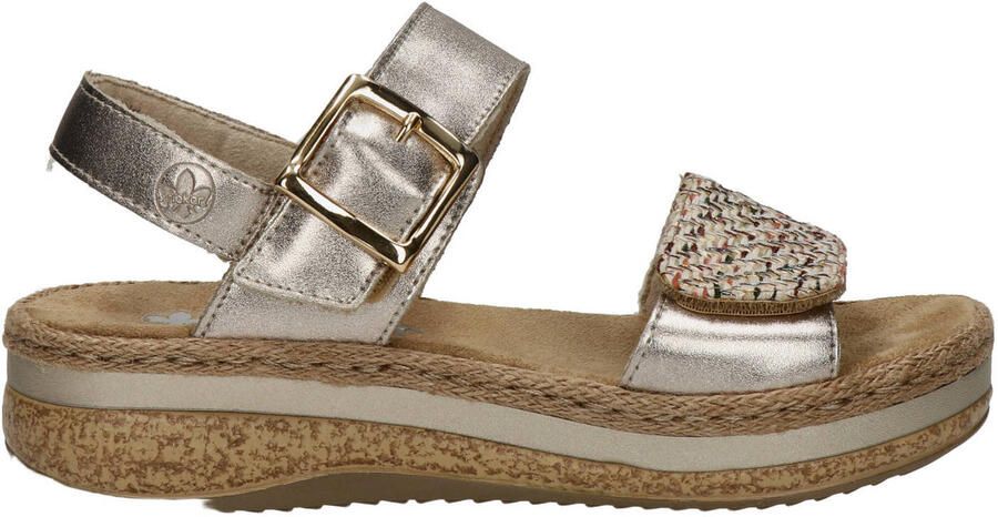Rieker sandalen brons
