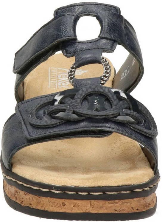 Rieker slippers donkerblauw