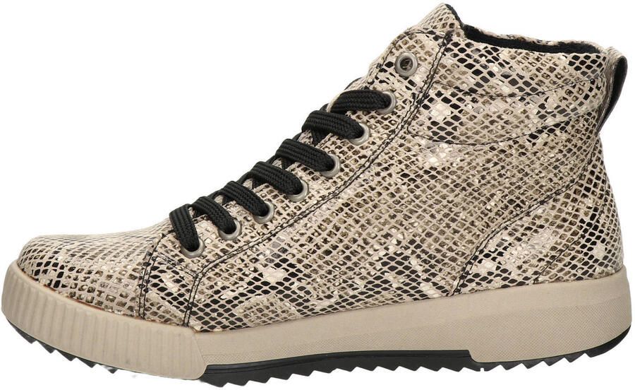 Rieker sneakers met dierenprint beige - Foto 2