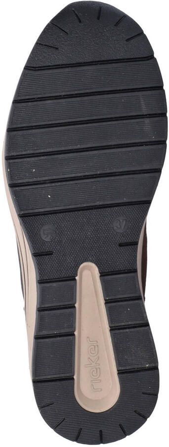 Rieker sneakers met sleehak bruin - Foto 3