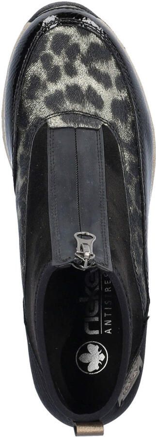Rieker sneakers zwart panter