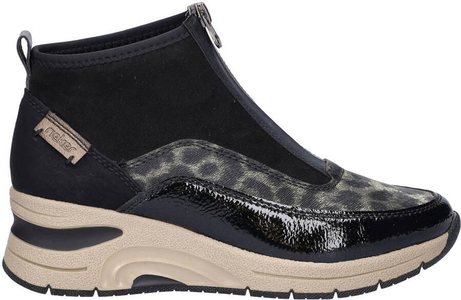 Rieker sneakers zwart panter