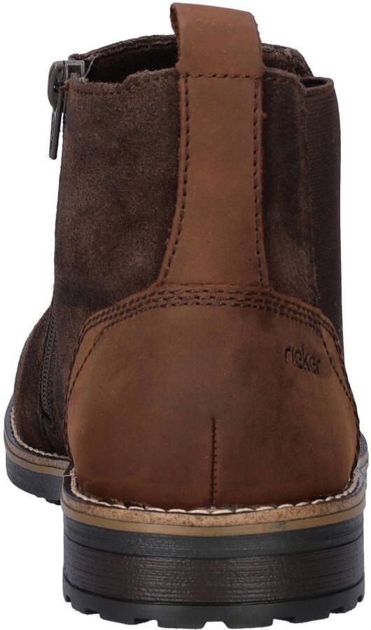 Rieker suède enkelboots bruin - Foto 2
