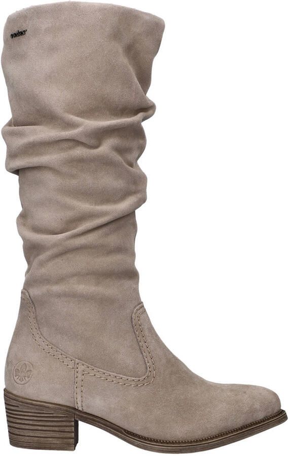 Rieker suède laarzen beige