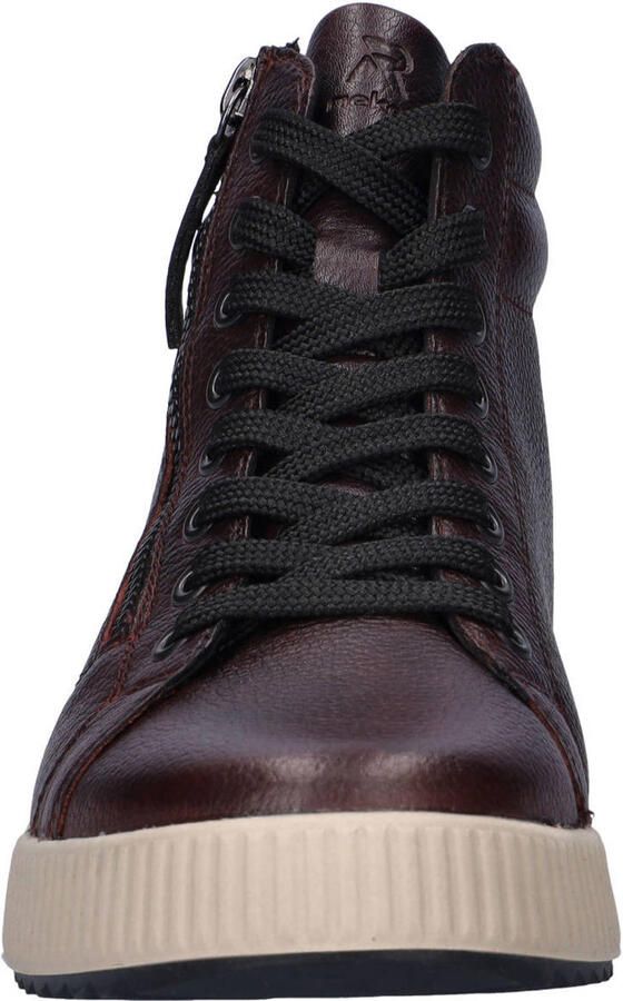 Rieker suede sneakers bordeaux - Foto 2