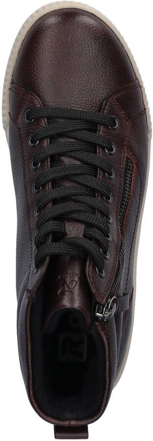 Rieker suede sneakers bordeaux - Foto 3