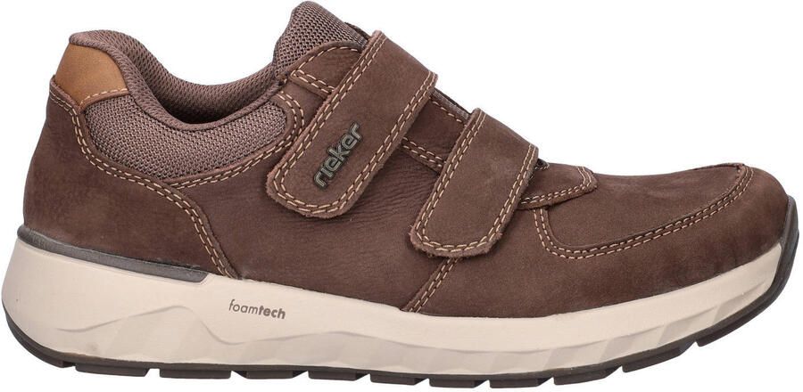 Rieker suède sneakers bruin