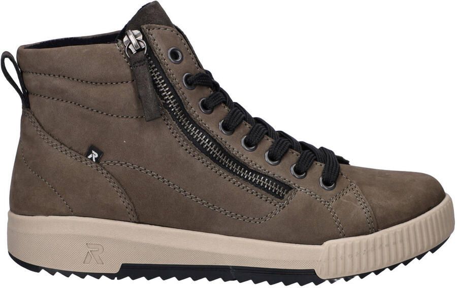 Rieker suede sneakers donkergroen