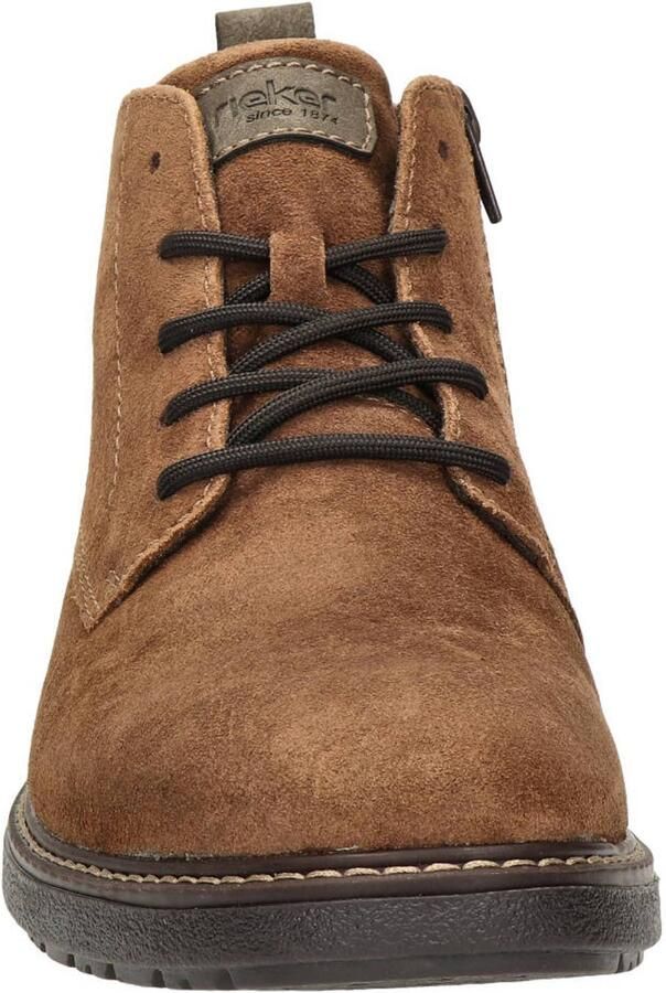 Rieker suede veterboots cognac - Foto 2