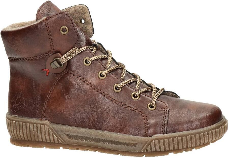 Rieker veterboots cognac