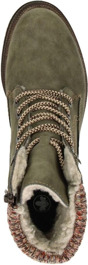 Rieker Dames Y7621 Veterschoenen Winterlaarzen Normale Wijdte Groen - Foto 3