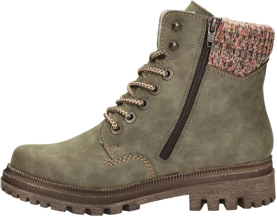 Rieker Dames Y7621 Veterschoenen Winterlaarzen Normale Wijdte Groen - Foto 2