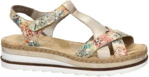 Rieker sandalen beige multi