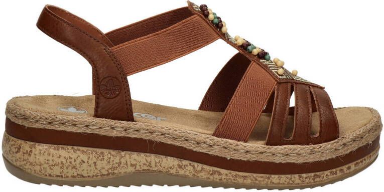 Rieker sandalen cognac