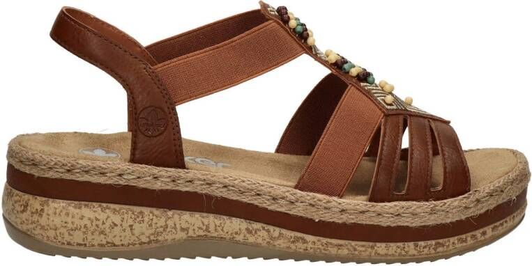 Rieker sandalen cognac