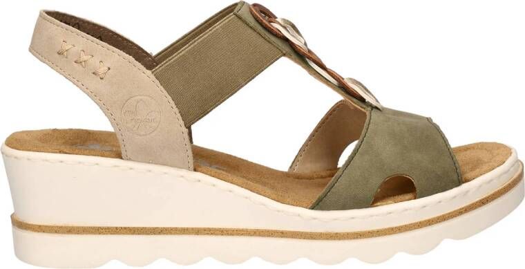 Rieker sandalen kaki