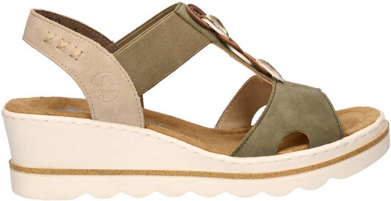 Rieker sandalen kaki