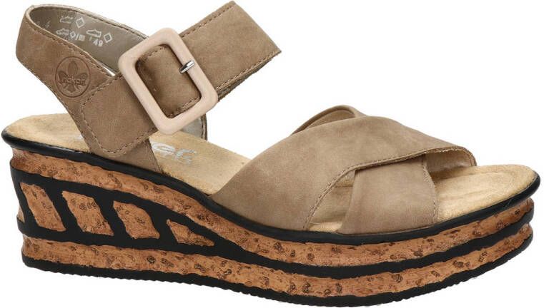 Rieker sandalen taupe