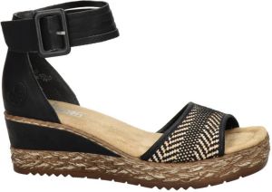 Rieker sandalen zwart