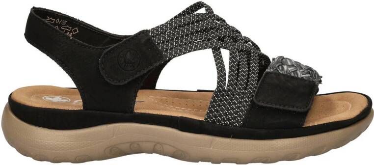 Rieker sandalen zwart