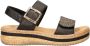 Rieker sandalen zwart - Thumbnail 1