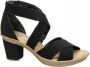 Rieker Zwarte Synthetische Hoge Hak Sandalen Black Dames - Thumbnail 1