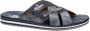 Rieker Slippers zomerschoen slippers badschoen met contrastkleurige raamstiksels - Thumbnail 1