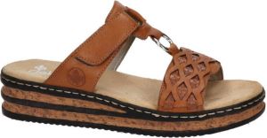 Rieker slippers cognac