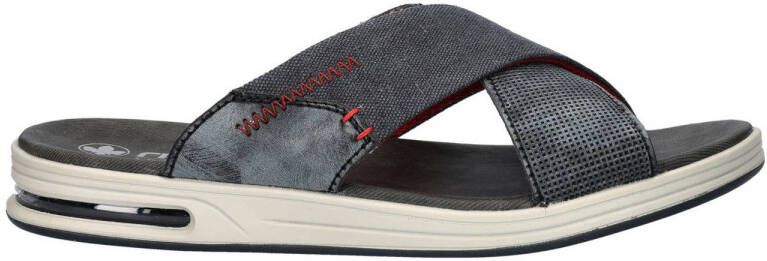 Rieker slippers donkerblauw