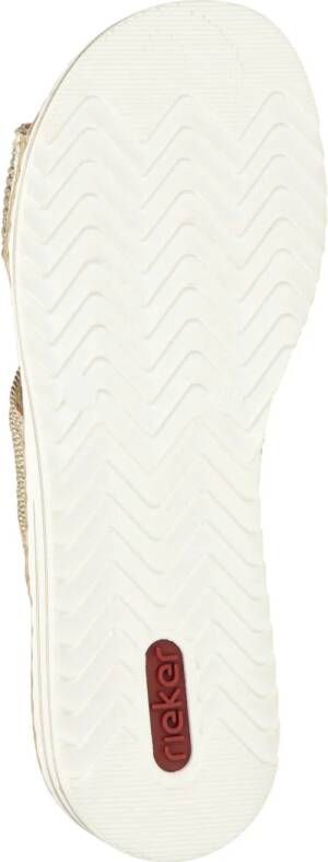 Rieker slippers goud