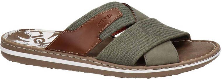 Rieker NU 21% KORTING Slippers met logo opschrift aan de binnenzool