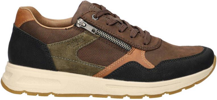 Rieker sneakers bruin multi