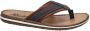 Rieker Comfortabele leren herenslipper Brown Heren - Thumbnail 1