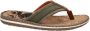 Rieker Groene en Oranje Comfort Slippers Green Heren - Thumbnail 1