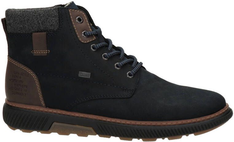 Rieker Winterlaarzen high top sneaker veterschoen met tex-membraan smalle vorm