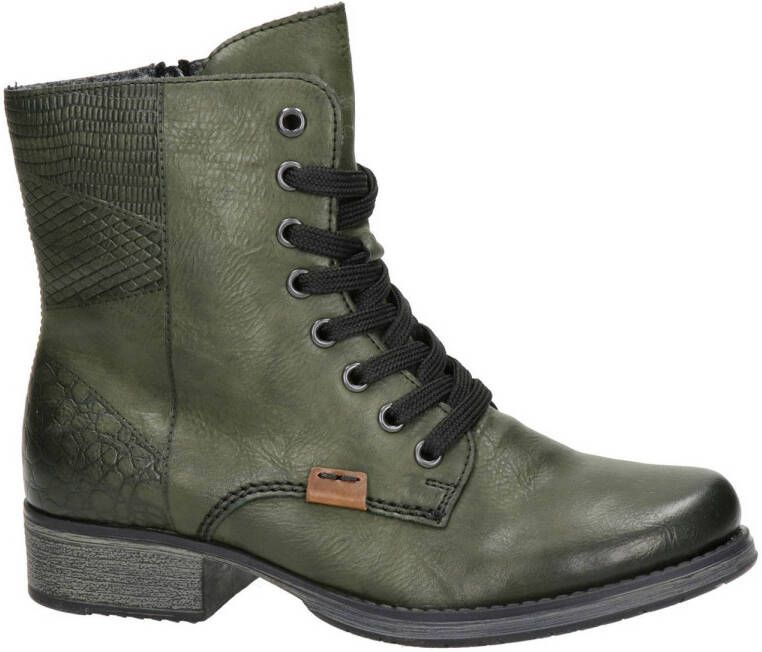 Rieker veterboots groen