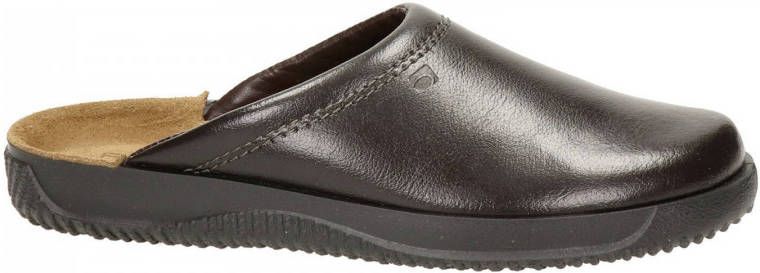 Rohde Pantoffels Bruin Leer 370411 Heren Leer