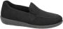 Rohde Pantoffels zwart Textiel 272224 - Thumbnail 1