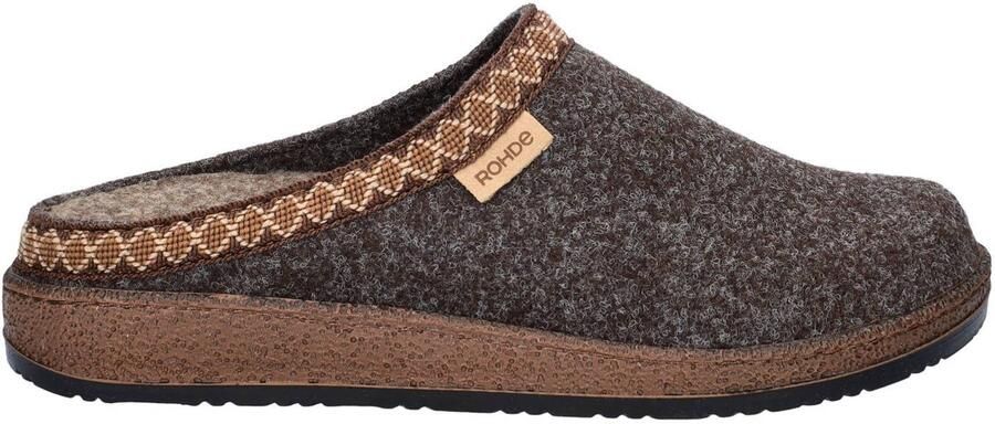 Rohde Novara pantoffels bruin