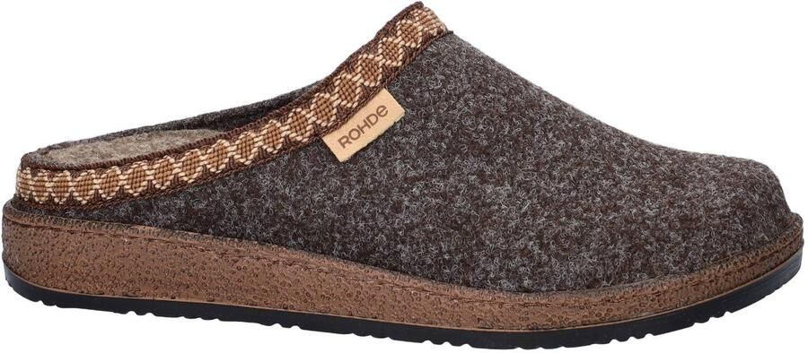 Rohde Novara pantoffels bruin - Foto 3